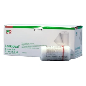 Opaska elastyczna z zapinką LENKIDEAL 8 cm x 5 m