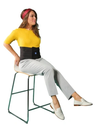 LombaFirst pas lędźwiowy 26 cm, rozmiar 2 - czarny