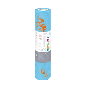 Podkład podfoliowany w rolce 50 cm x 40 m, perforacja co 50 cm - dziecięcy, niebieski