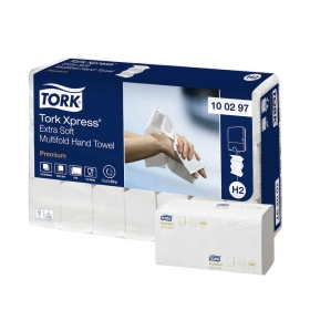 Ręcznik panelowy, bardzo miękki, Xpress, (2100 szt.), biały, H2 100297 - Tork