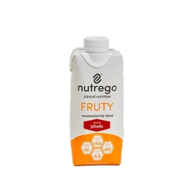 Nutrego FRUTY 12 x 330 ml o smaku truskawek