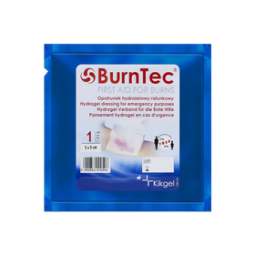 Opatrunek hydrożelowy ratunkowy BurnTec 5 x 5 cm.