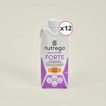 Nutrego FORTE 12 x 330 ml o smaku orzechowym