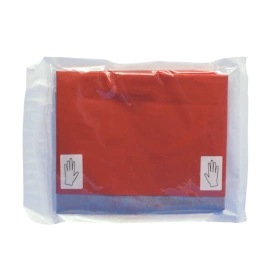 Serweta na stolik MAYO 140 x 80 cm. sterylna, wzmocniona, czerwona - ALPHAtex