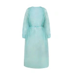 Fartuch z flizeliny niesterylny (10 szt.) L/XL - ZIELONY - INTERGOS