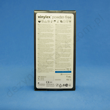 VINYLEX PF - Rękawice winylowe bezpudrowe (100 szt.)