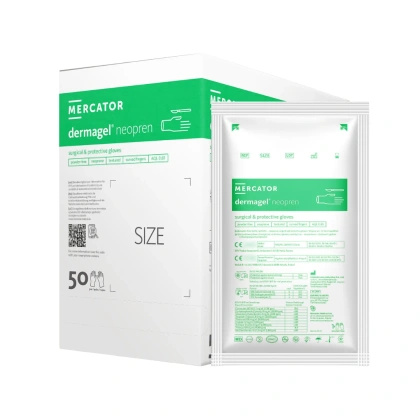 DERMAGEL NEOPREN - rękawice sterylne neoprenowe (1 para)