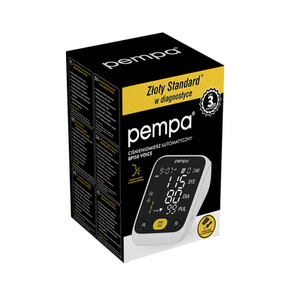 Ciśnieniomierz automatyczny PEMPA BP 150 VOICE z zasilaczem