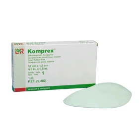 Wypełnienie piankowe KOMPREX nr 1, nerka; 12 mm (12 x 6,5 cm) L&R