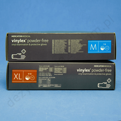 VINYLEX PF - Rękawice winylowe bezpudrowe (100 szt.)