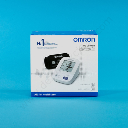 Ciśnieniomierz automatyczny OMRON M3 Comfort, mankiet 22-42 z zasilaczem