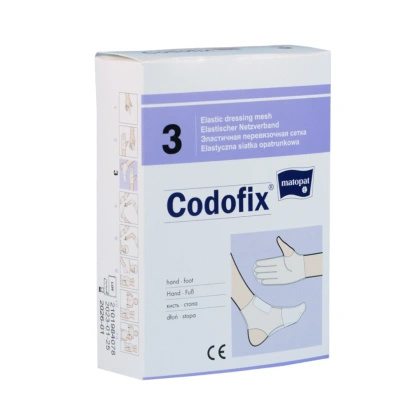 Elastyczna siatka opatrunkowa CODOFIX rozm. 3, 3 cm x 1 m