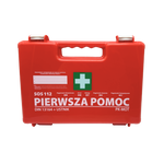 Apteczka K13 z wieszakiem ściennym DIN 13164 + aparat do sztucznego oddychania
