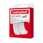 Plastry Leukoplast Soft White (20 szt.) <br>19 x 72 mm - 12 szt, 38 x 72 mm - 8 szt.