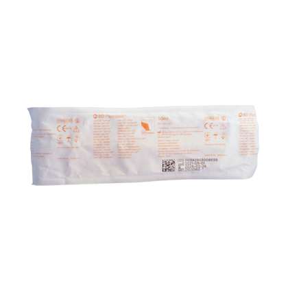 Strzykawka 50 ml. trzyczęściowa, do pomp infuz. bursztynowa LL (1 szt.) - BD