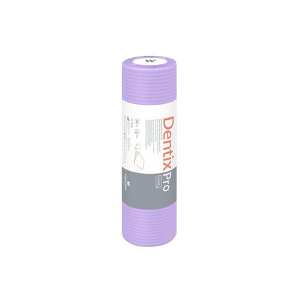 Serwety podfoliowane w rolce 33 cm x 19,2 m, perforacja co 48 cm - DentixPro, wrzosowe