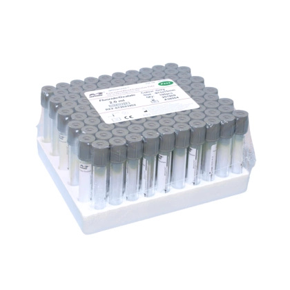 Probówka do glukozy Fluoride Oxalate, plast. IMP 2 ml 13 x 75 mm, op. 100 szt.