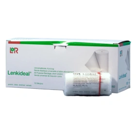 Opaska elastyczna z zapinką LENKIDEAL 10 cm x 5 m