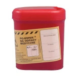 Pojemnik na odpady medyczne 0,7 L. owalny - Intergos