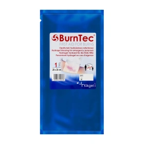 Opatrunek hydrożelowy ratunkowy BurnTec 20 x 20 cm.