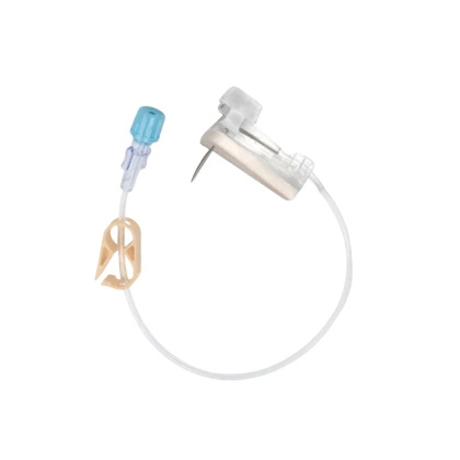 Igła do portu Gripper 19G x 25 mm ze skrzydełkami, z drenem 20 cm, bez portu Y (1 szt.) - Smith M.