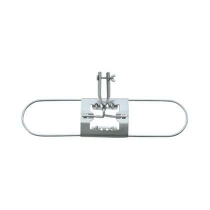 Mop akrylowy do zamiatania, żółty - 40 cm stelaż metalowy