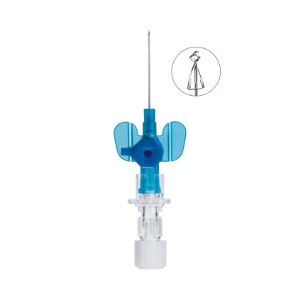 Kaniula Vasofix Safety Pur 22G 0,9 x 25 mm niebieska, z osłoną i portem do iniekcji - Braun