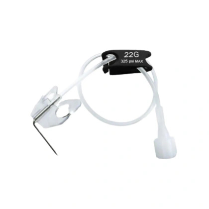 Igła do portu Surecan 22G/20 mm ze skrzydełkami, z drenem 16,5 cm (1 szt.) - Braun