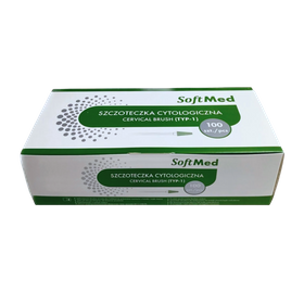 Szczoteczka do cytologii prosta - Uromed (op. 100 szt.)