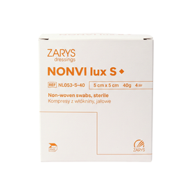 Kompresy włókninowe NONVI lux S, jałowe 5 x 5 cm (25 x 3 szt.)