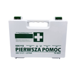 Apteczka K13.2 z wieszakiem ściennym DIN 13157 + aparat do sztucznego oddychania