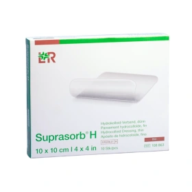 SUPRASORB H THIN 10 x 10 cm. Cienki opatrunek hydrokololidowy (10 szt.)