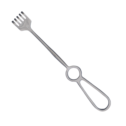 Hak chirurgiczny KOCHER 5-zębny - ostry