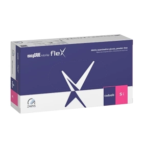 easyCARE FLEX rękawice nitrylowe bezpudrowe kobaltowe (100 szt.)