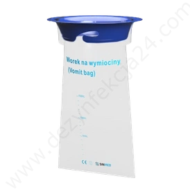 Worek na wymiociny transparentny - Sinmed