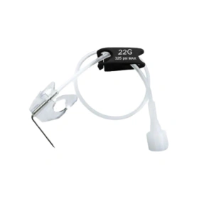 Igła do portu Surecan 22G/20 mm ze skrzydełkami, z drenem 16,5 cm (1 szt.) - Braun