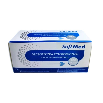 Szczoteczka do cytologii typu wachlarz - Uromed (op. 100 szt.)