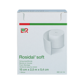 Opaska z pianki poliuretanowej Rosidal Soft 15 x 0,4 cm x 2,5 m - L&R