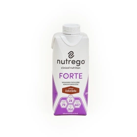 Nutrego FORTE 330 ml czekolada (12 szt.) KRÓTKA DATA