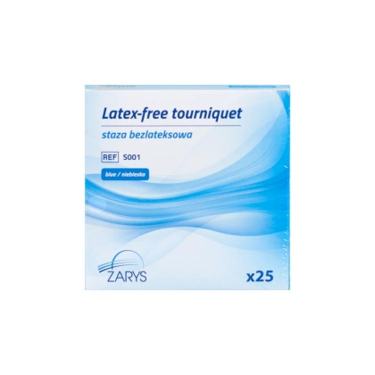 Staza uciskowa gumowa bezlateksowa (25 szt.)