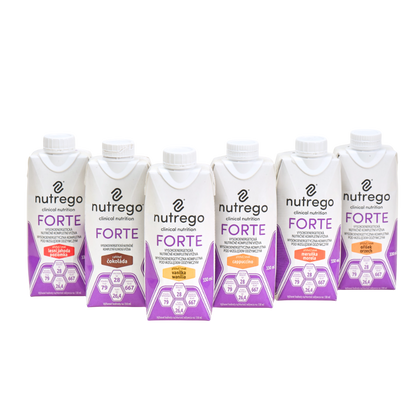 Nutrego FORTE mix sześciu smaków: 6 x 330 ml 