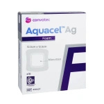Aquacel Ag Foam Adhesive - opatrunek 12,5 x 12,5 cm. (10 szt.) - ConvaTec