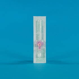 Kaniula Vasofix Certo 20G 1,1 x 25 mm różowa, z portem do iniekcji, widoczna w RTG - Braun