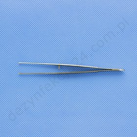 Pinceta okulistyczna 12 cm 1/2 ząbki (wąska) - prosta