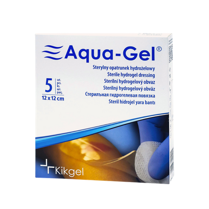 Aqua-gel opatrunek hydrożelowy 12 x 12 cm (5 szt.)