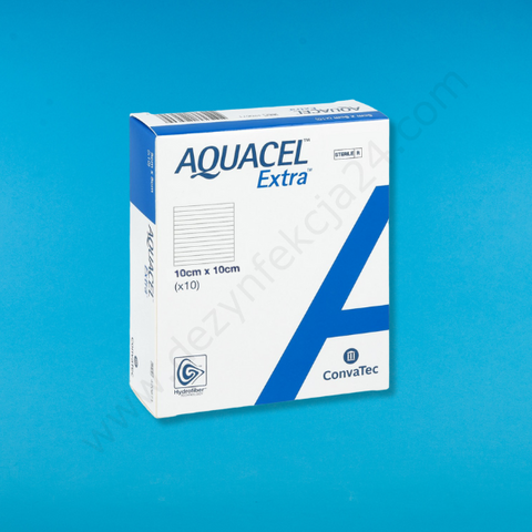 Aquacel Extra - opatrunek 10 x 10 cm. (10 szt.) - ConvaTec