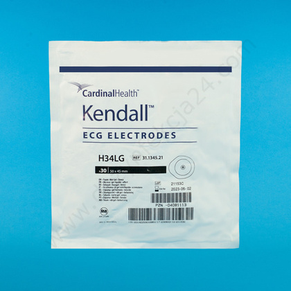 Elektroda do Holtera i prób wysiłkowych, piankowa, ze złączem zatrzaskowym  H34LG (30 szt.) - Kendall [data ważności 25.08.2023]