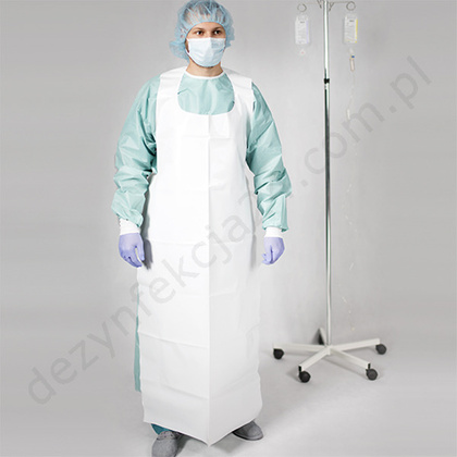 Fartuch foliowy przedni 160 cm gruby (10 szt.)