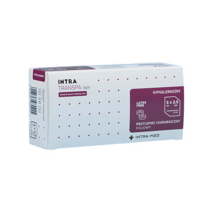 Intra Transpa Tape - Plaster foliowy 2,5 cm x 5 m (1 szt.)