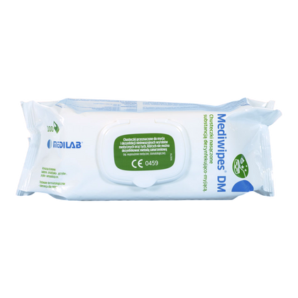 Mediwipes DM flow-pack (100 szt.) - chusteczki myjące i dezynfekujące